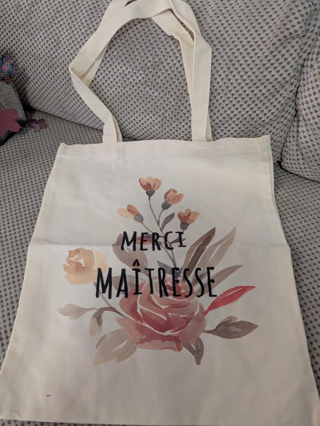 Tote bag Merci maîtresse 