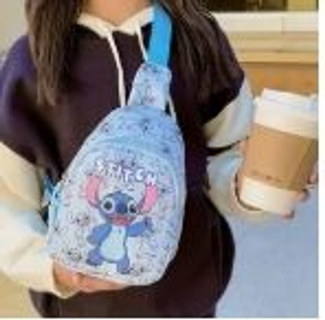 Sac à bandoulière Disney Stitch, petit sac à dos décontracté et mignon