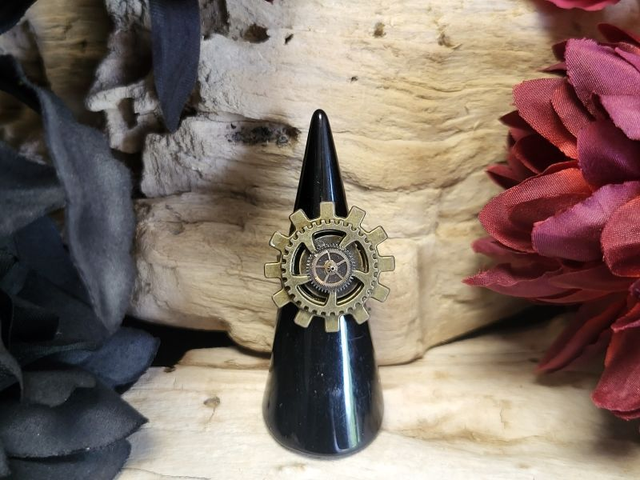 Bague &quot;Rouages du Temps&quot; 