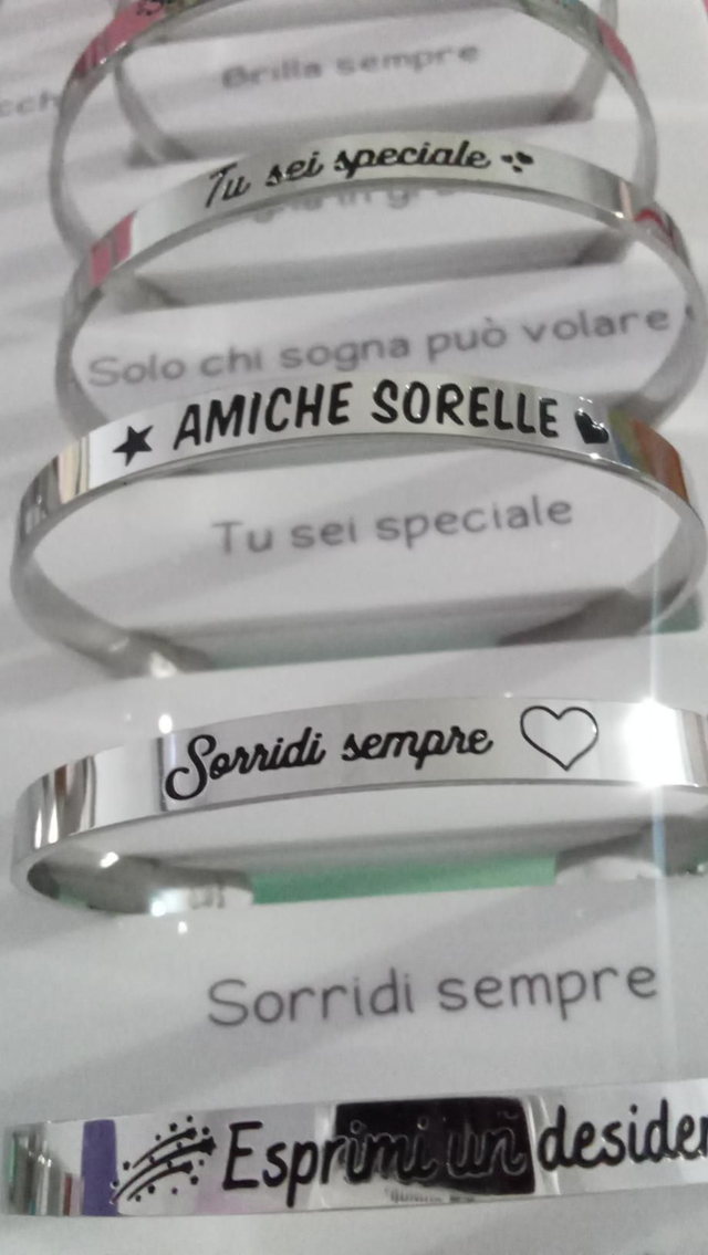 Bracciale "sorridi sempre"