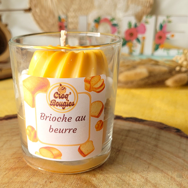 Bougie 140g - BRIOCHE AU BEURRE