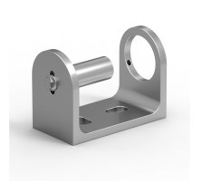 HK Zábradlí boční kotvení sloupku 40mm, imitace nerez