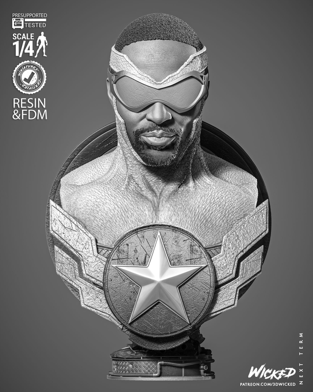 BUSTE FALCON série marvel comics