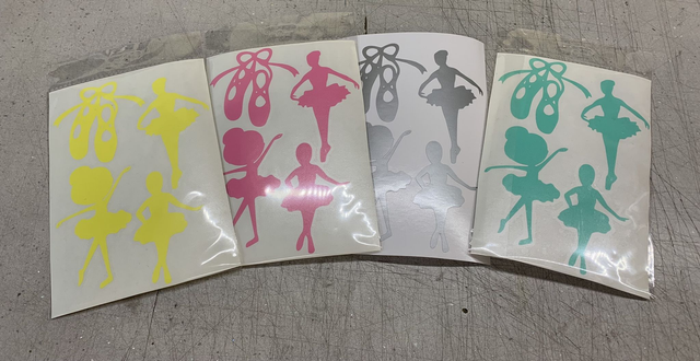 Ballet sticker set