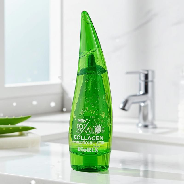 99% Purity Aloe Vera Gel with Collagen and Hyaluronic Acid – 250ML