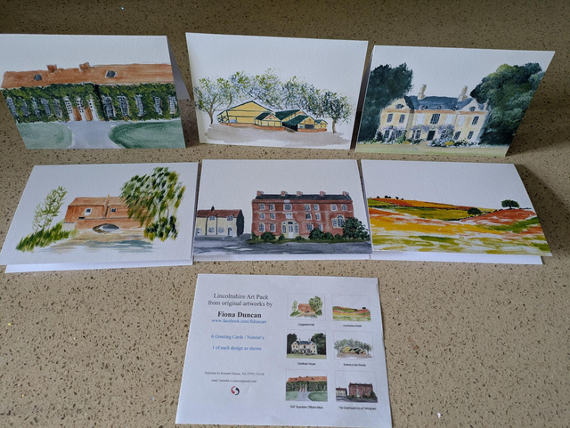 Lincolnshire note cards pack 2