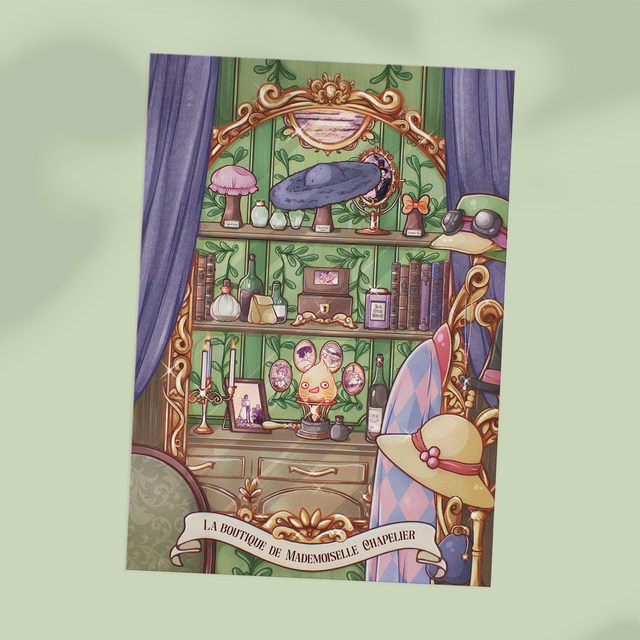 Print LA BOUTIQUE DE MADEMOISELLE CHAPELIER