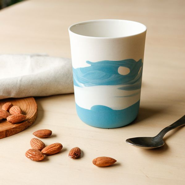 Tasse  - 32 cl - Horizons - Bleu turquoise