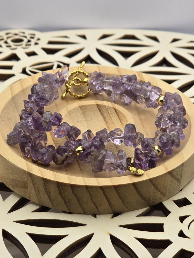Bracelet Amétrine baroque 