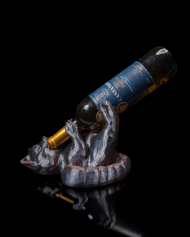 Support bouteille de vin : Panda roux