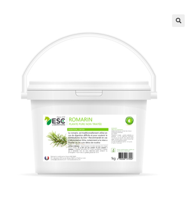 ROMARIN – Digestion détox cheval – Plante pure