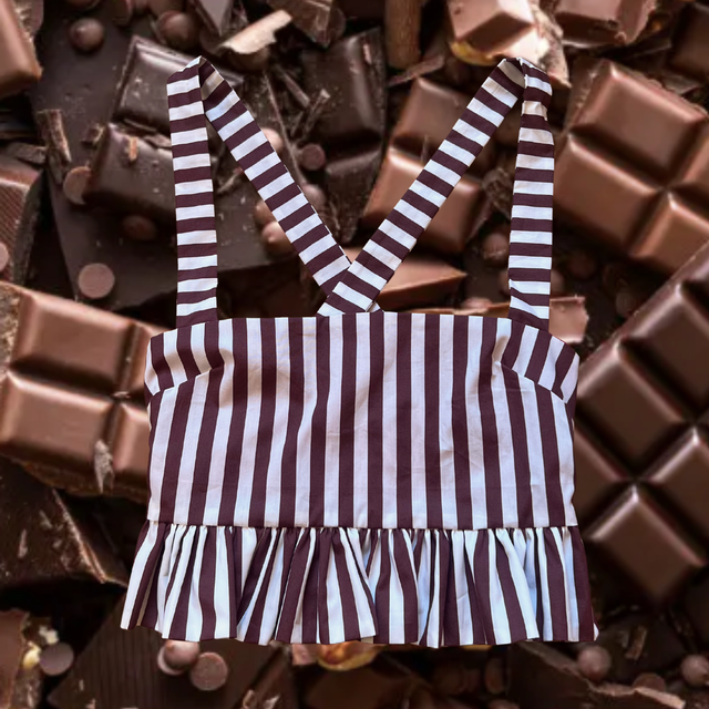 Crop top froufrou - taille 1