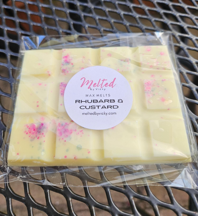 Rhubarb & Custard Wax Bar 