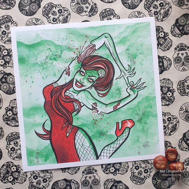 Zombie Burlesque Giclée Print