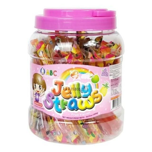 ABC Fruit Jelly Straws Assorted