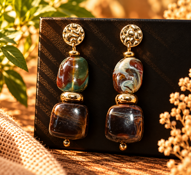 Boucles EXODE Chocolat 