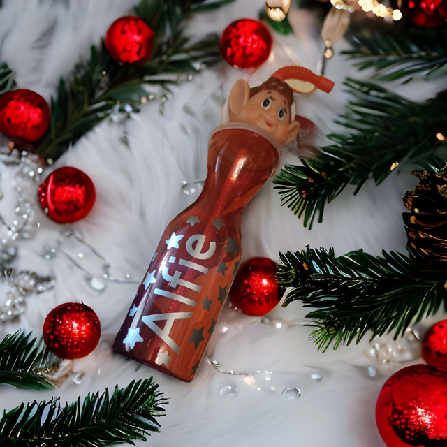 Personalised Christmas Character Bottle