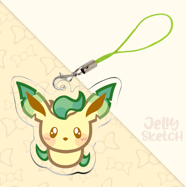 Leafeon | Poke Phone Charm