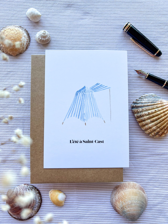 Carte L&#039;été à Saint-Cast