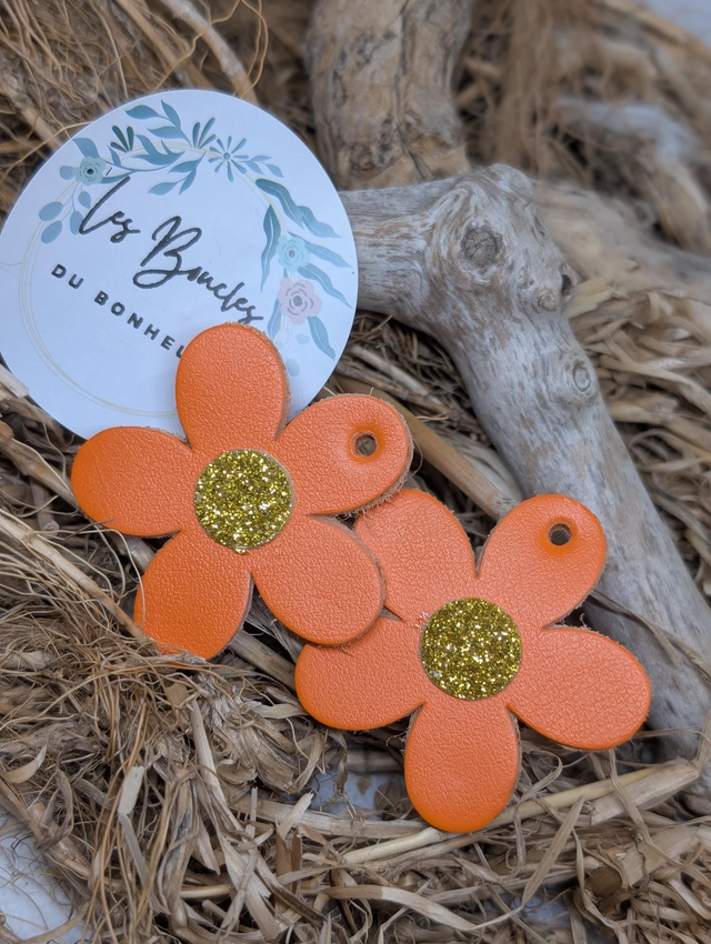 Pampilles marguerite orange pam007