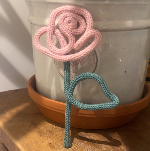 Knitted Rose