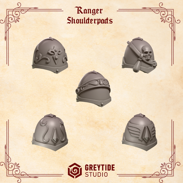 Ranger Shoulderpads (Crimson Lords)