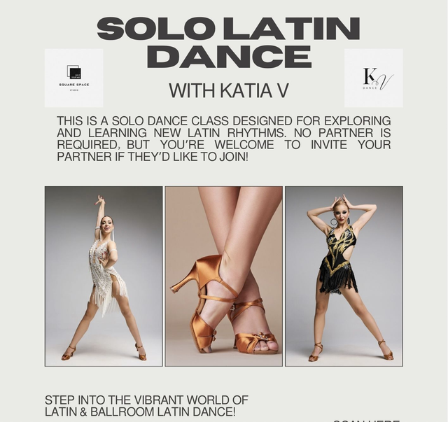 Solo Latin Dance class