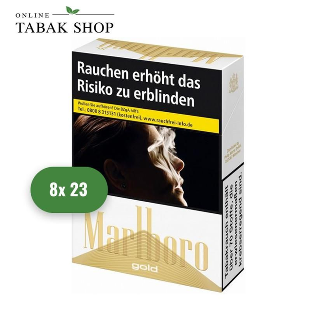 Marlboro Gold "XL" Zigaretten (8 X 23er)