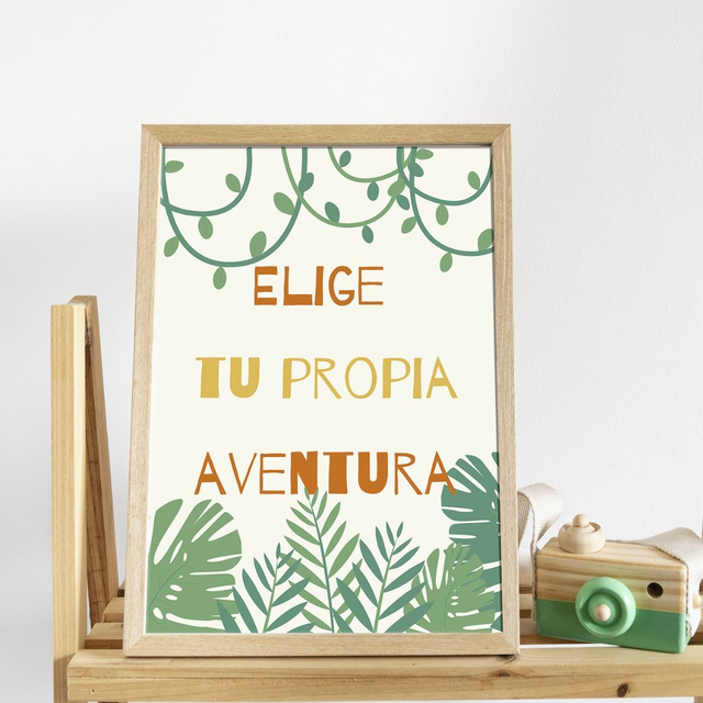 Conjunto 3 láminas "África"