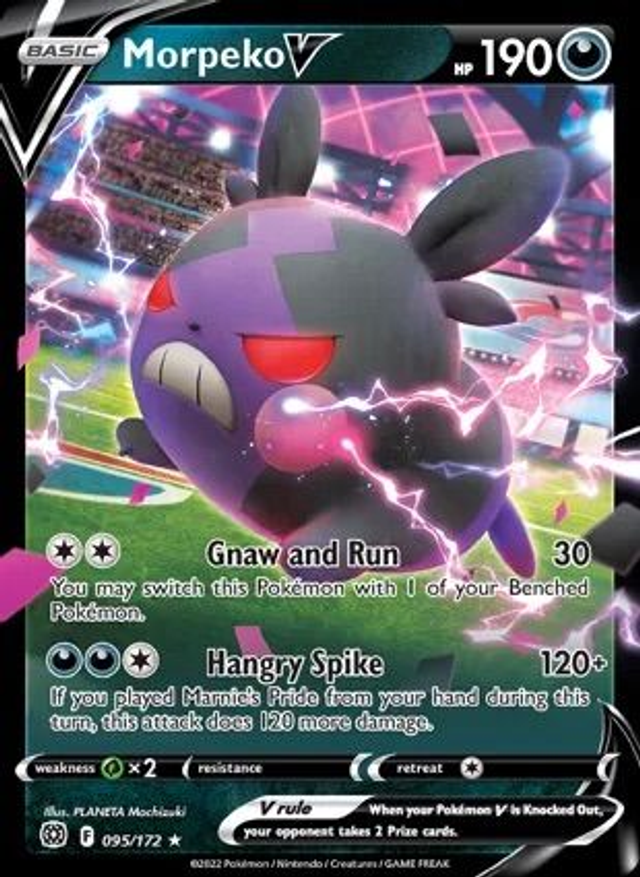 Morpeko V - 095/172 (Rare Holo V)