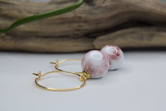 CRÉOLES OEIL DE GNOME MONTURE OR