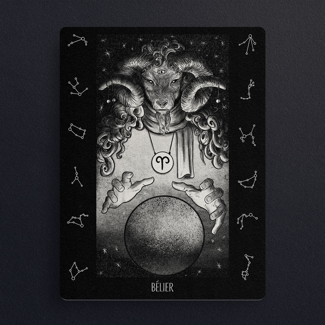 #0799 Bélier - ZODIAQUE - ILLUS - PRINT - Digital painting