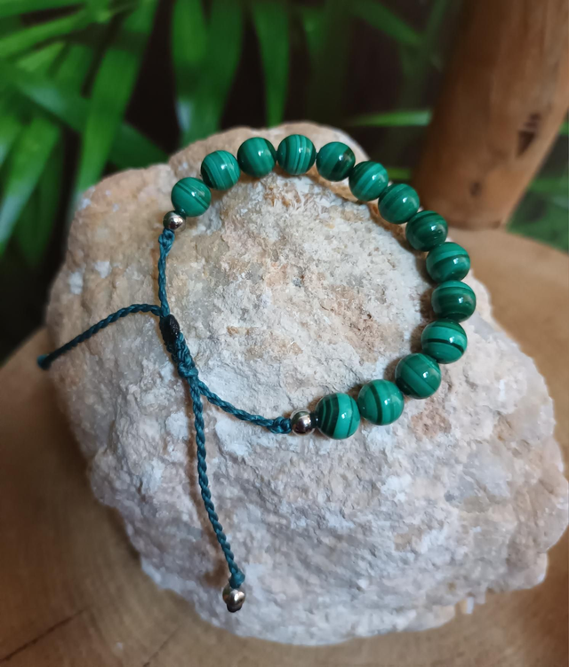 Bracelet en malachite