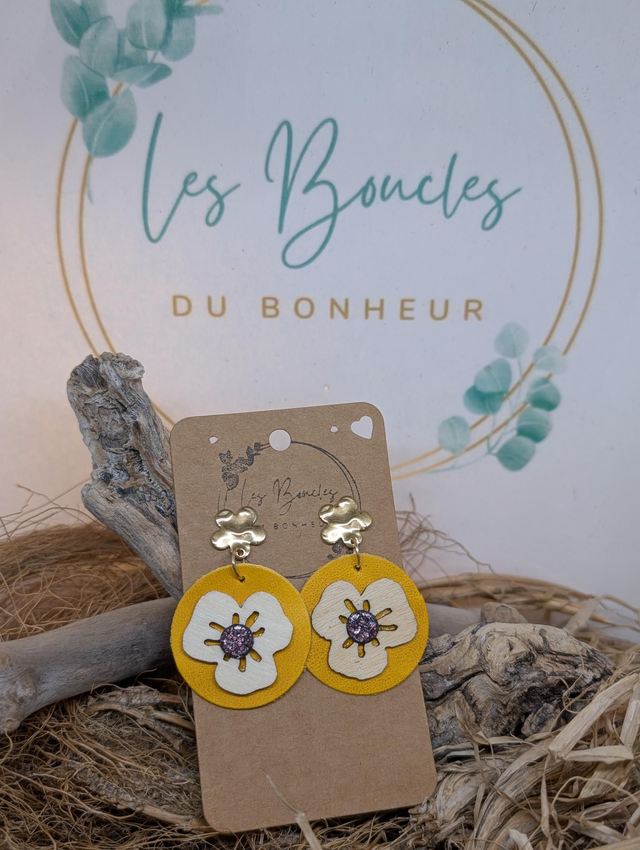 Moon fleur jaune mf013