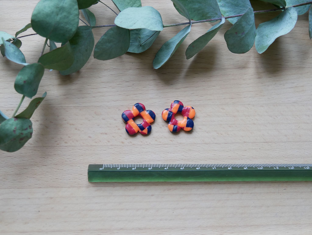 Bloom 5 pétales damier