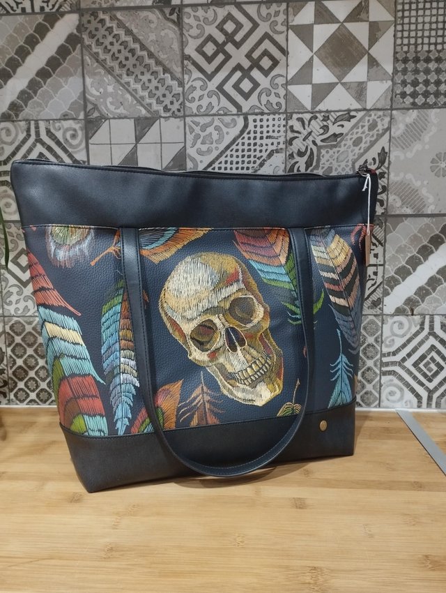 Sac à main cabas taille XL fait-main 