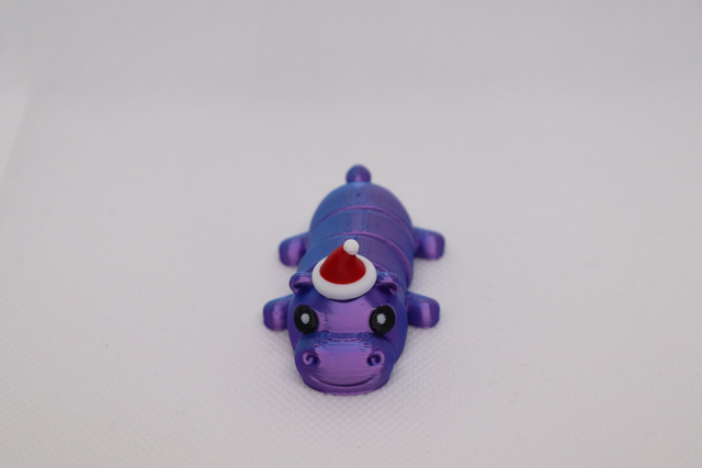 Hippo Keychain