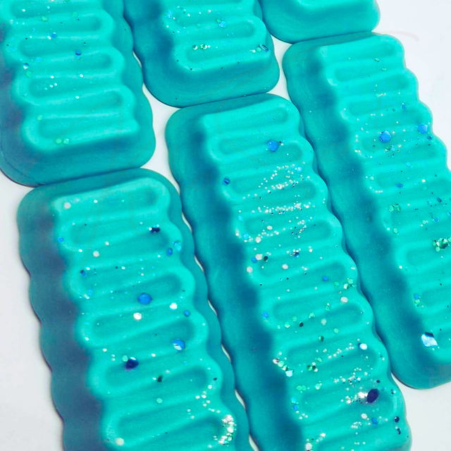 Tropical Rain Wax Melt Squiggle Bar Shape 