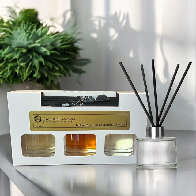 Perfume &amp; Aftershave Inspired Reed Diffuser Trios (3 x 50ml)