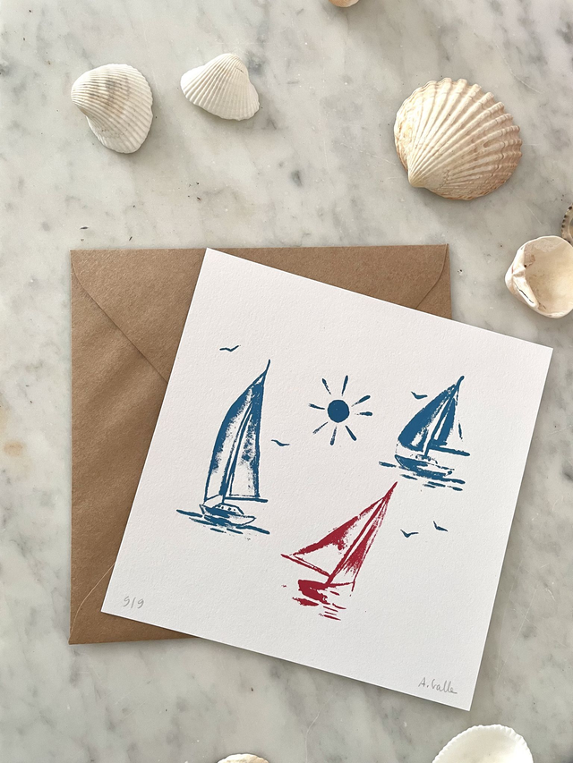 Carte postale, Marine