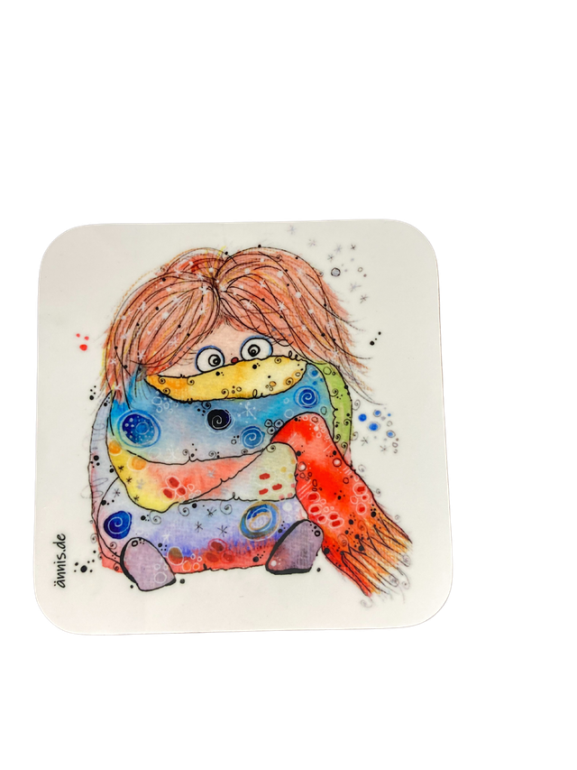 Untersetzer "Schalmädchen"