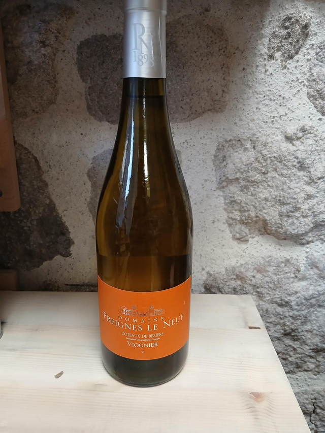 Vin blanc Viognier Preignes le Neuf