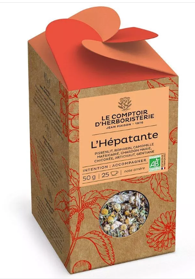 Tisane l'hepatante bio 50g - drainante du foie