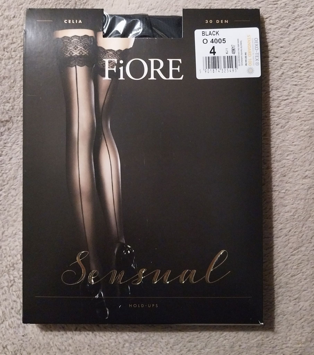 Bas noirs couture "Celia"