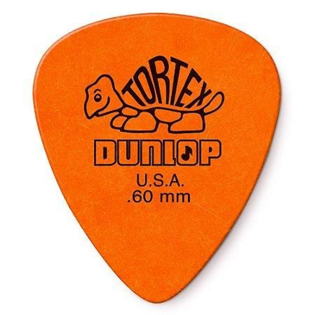 Palheta Tortex .60mm Laranja Dunlop Cód 914