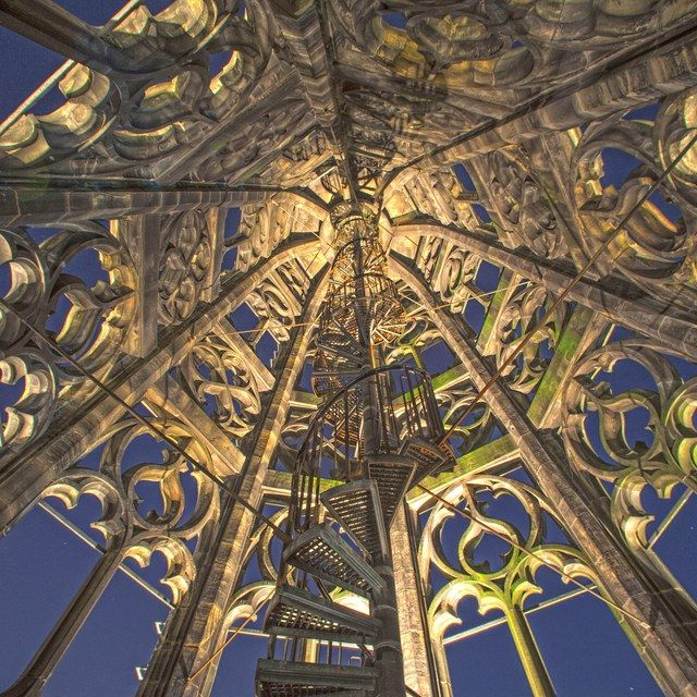 Maßwerk im Lambertiturm