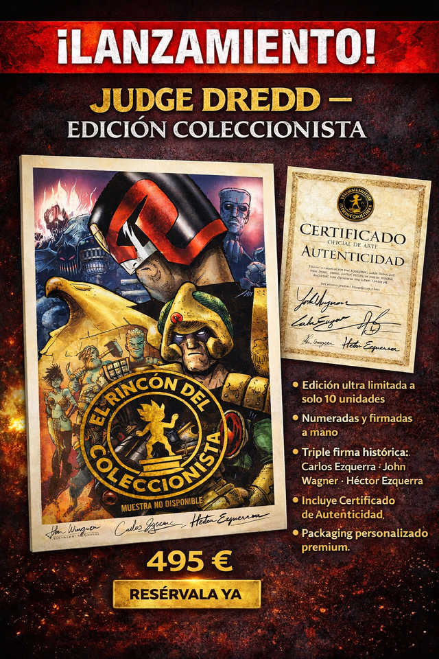 Judge Dredd – Edición Coleccionista A2 | Triple Firma