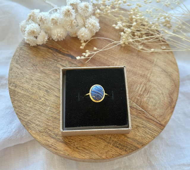 Bague fine - lazuli