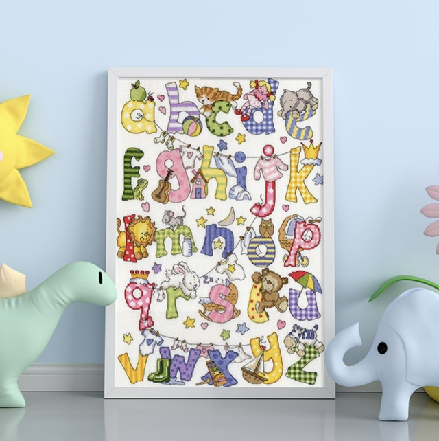 My First Alphabet Cross Stitch Kit