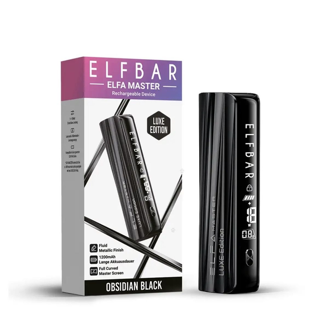 Elfbar ELFA Master Luxe Edition – Obsidian Black – 1200 mAh